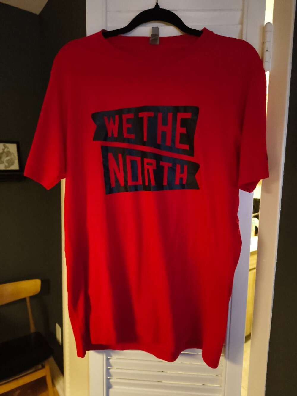 Toronto Raptors "We The North" Red Graphic Promo Tee - Size L